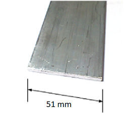 Aluminium Flat Bar 51X2mm Aluminium Flat Bar 51X2mm